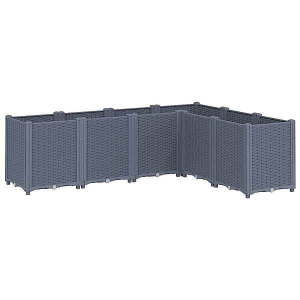 vidaXL Blumentopf Pflanzkübel Blaugrau 160x120x53 cm günstig online kaufen