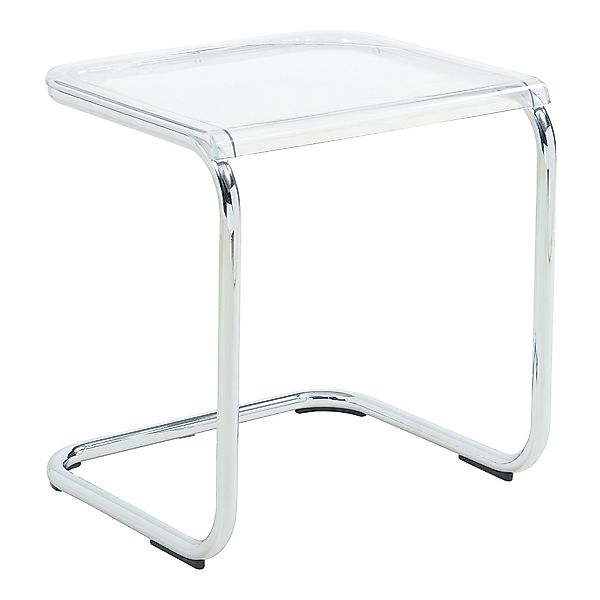 en.casa Beistelltisch, »Brosa« 44x37x48 cm Transparent günstig online kaufen