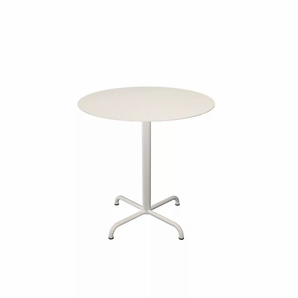 Pico Cafe-Tisch Outdoor Quadratisch Weiß Rund Ø 74 cm günstig online kaufen