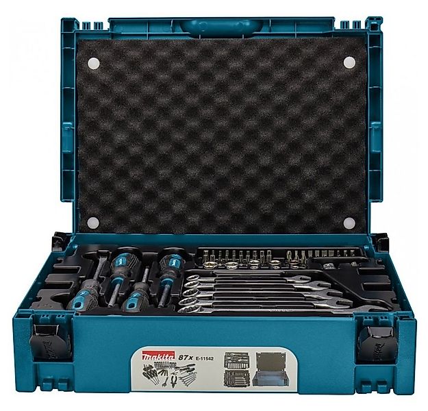 Makita Werkzeugset E-11542 87-teilig - Handwerkzeugset - blau günstig online kaufen