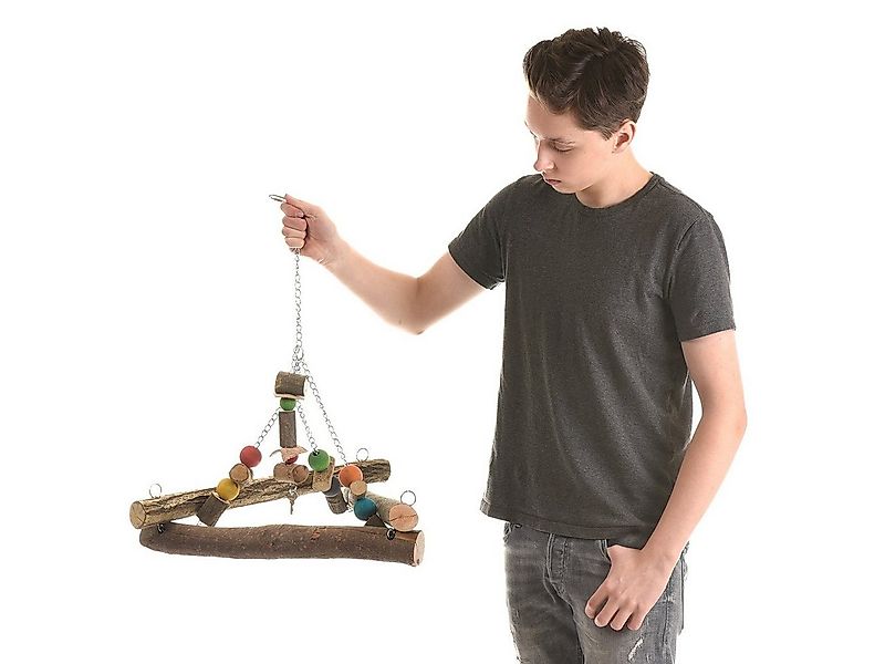 Happy Bird Vogelspielplatz Vogelschaukel "Triangle Groove", geeignet für al günstig online kaufen