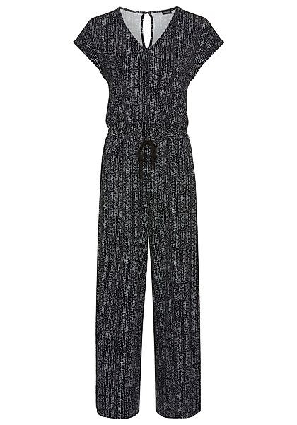 Laura Scott Jumpsuit mit filigranem Alloverprint günstig online kaufen