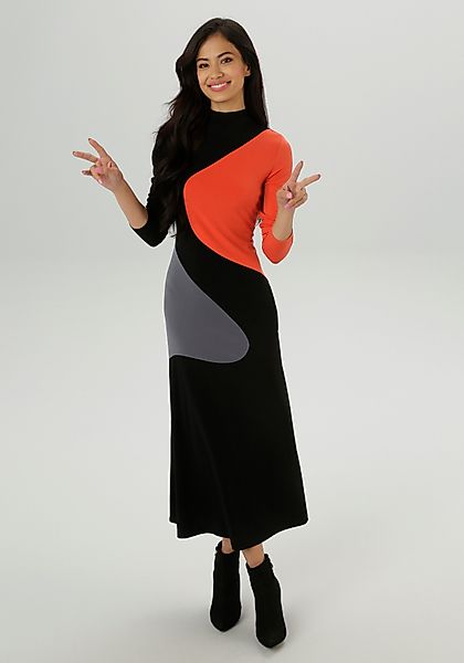 Aniston SELECTED Maxikleid mit asymmetrisch verlaufenden günstig online kaufen