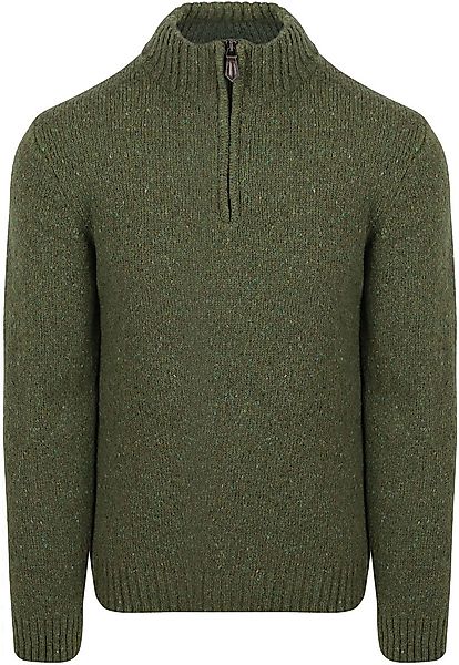 Suitable Half Zip Pullover Donnegal Tweed Eco Wool Grün - Größe 3XL günstig online kaufen