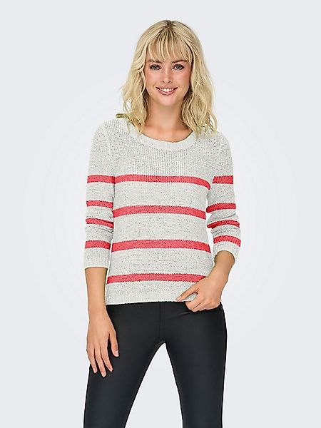 ONLY Strickpullover ONLGEENA XO L/S PULLOVER KNT NOOS Materialmix, regular günstig online kaufen