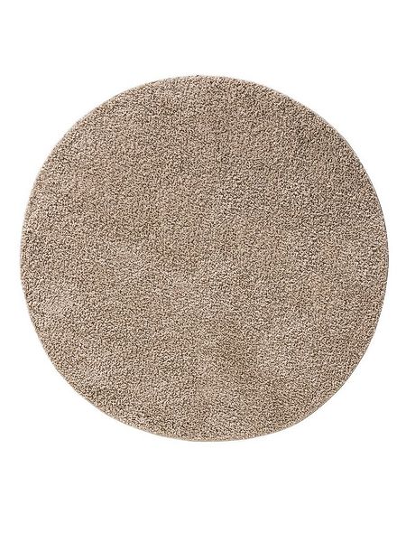 Interiyou Hochflor-Teppich Sofia, Rund, Höhe: 31 mm, Teppich Wohnzimmer, Sc günstig online kaufen
