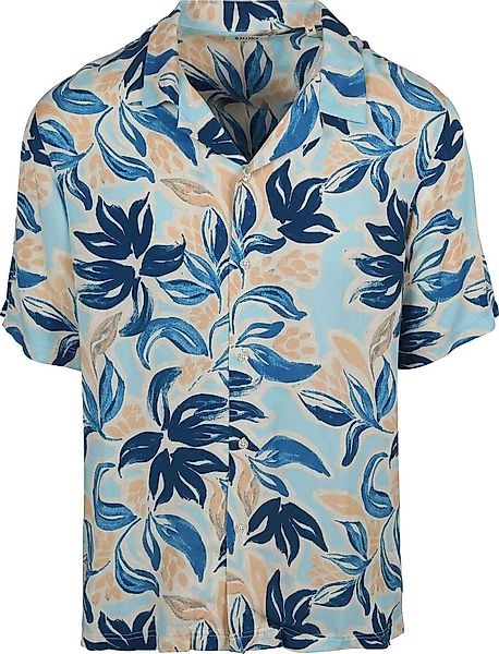 Shiwi Hemd Vic Floral Leafs Blau - Größe S günstig online kaufen