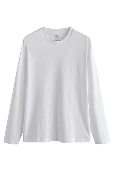 Next Langarmshirt Relaxed Fit Langarmshirt aus günstig online kaufen