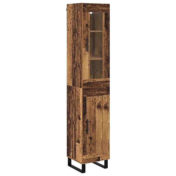 vidaXL Highboard Altholz 69,5 x 34 x 180 cm Holzwerkstoff 3415756 günstig online kaufen