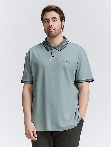 TOM TAILOR PLUS Poloshirt Plus Size - Piqué Poloshirt mit Stretch günstig online kaufen