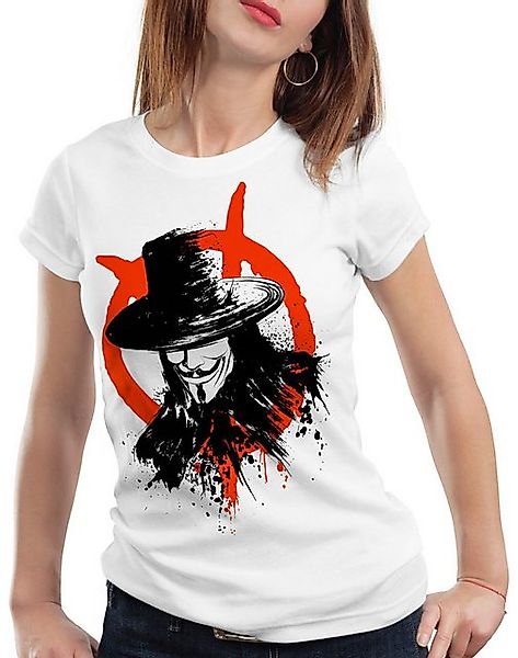 style3 T-Shirt Revolution V Guy Fawkes London Comic hacker demonstration G8 günstig online kaufen