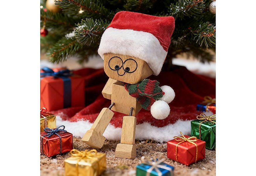 MODFU Dekofigur Holzfigur Auto Deko Schreibtisch- und Armaturenbrett-Dekora günstig online kaufen