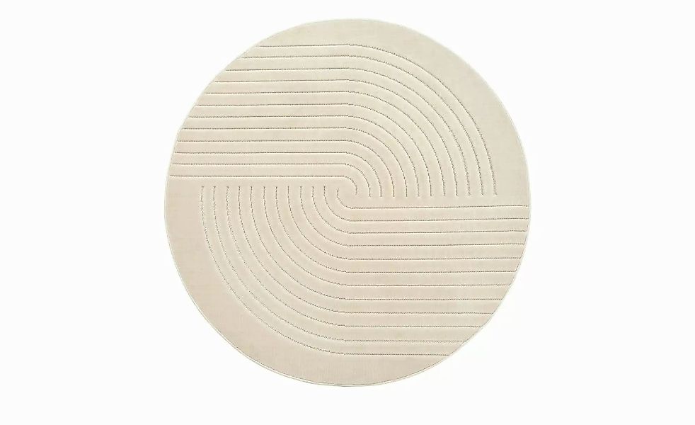 Webteppich  La Palma ¦ beige ¦ Synthetische Fasern Ø: 120 Teppiche > Wohnte günstig online kaufen