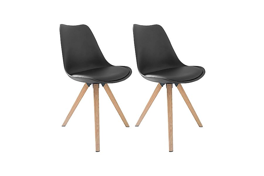 byLIVING Esszimmerstuhl KIRA (2er Set), Sitzschale günstig online kaufen