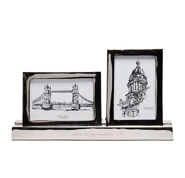 Rivièra Maison Bilderrahmen Bilderrahmen Double Photo Frame silver (10x15cm günstig online kaufen
