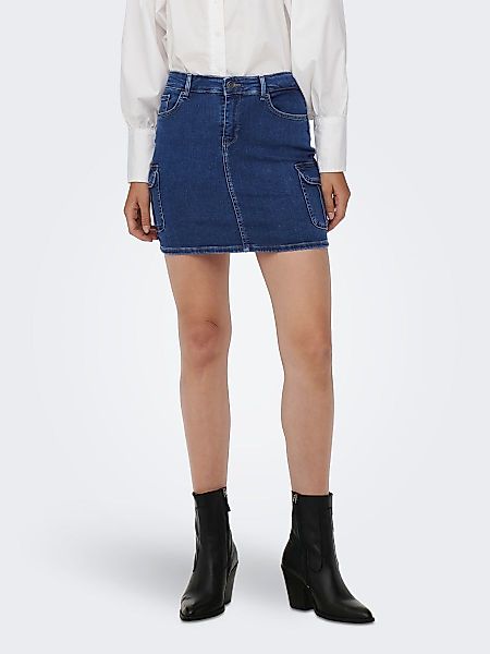 ONLY Cargo Skirt Damen Blau günstig online kaufen