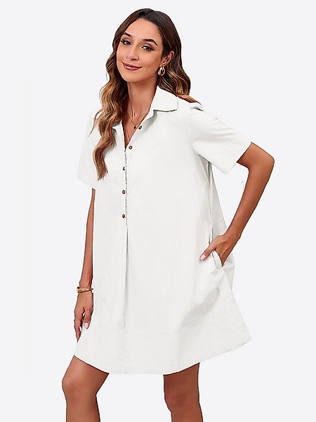 Imily Bela Minikleid Damen Lässiges Hemdkleid (Packung, 1-tlg., 1per-Pack) günstig online kaufen