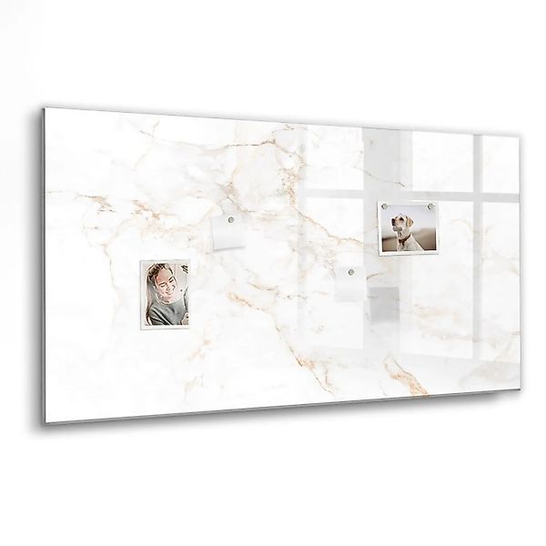 Tulup Schreib Magnettafel Eleganter Marmor 120x60 cm Magnettafel Wohnzimmer günstig online kaufen