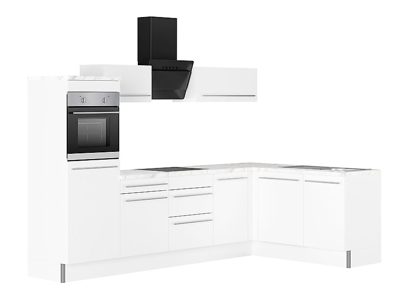 KOCHSTATION Küche "KS-Bern2", Stellmaße 295 x 175 cm, wahlweise mit E-Gerät günstig online kaufen