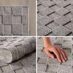 Carpettex Designteppich Einfarbig Boucle Loop, Rechteckig, günstig online kaufen