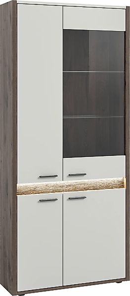 INOSIGN Vitrine »Treviso, Höhe 198 cm, inkl. Frontbeleuchtung, 4 Türen, 2 G günstig online kaufen