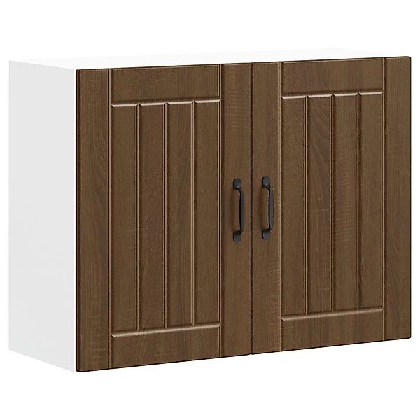 vidaXL Küchen-Hängeschrank Lucca Braun Eichen-Optik Holzwerkstoff 853834 günstig online kaufen