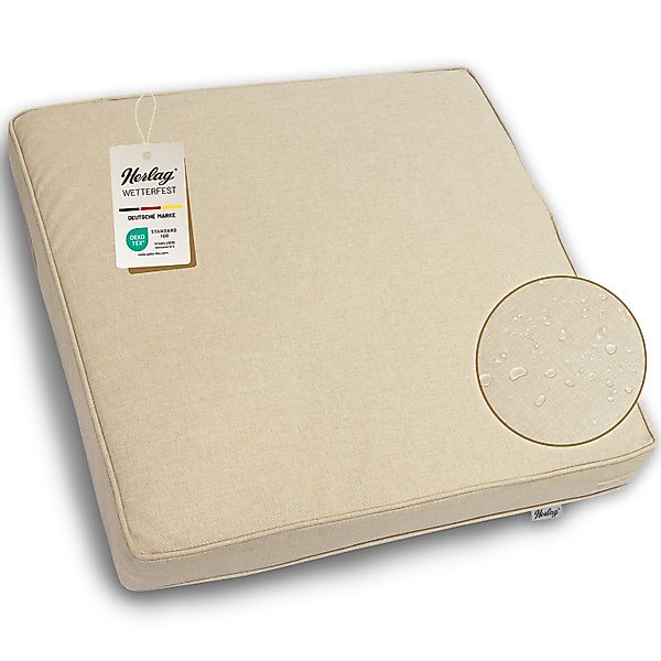 Herlag Stuhlkissen Sunny, Outdoor Loungekissen Gartenlounge günstig online kaufen