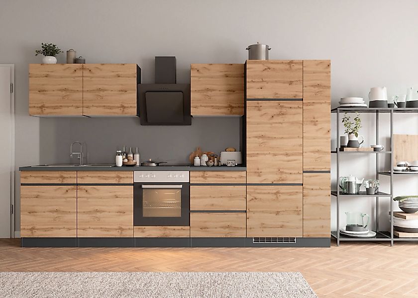 KOCHSTATION Küchenzeile "KS-Riesa", Stellbreite 330 cm, wahlweise mit oder günstig online kaufen