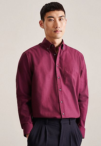 seidensticker Businesshemd "Regular", Regular Langarm Button-Down-Kragen Un günstig online kaufen