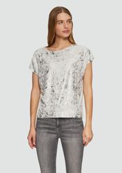 s.Oliver Kurzarmshirt T-Shirt Fließendes T-Shirt aus günstig online kaufen