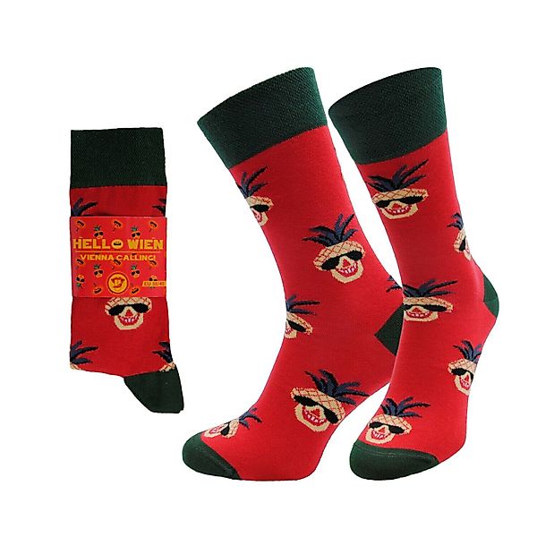 Chili Lifestyle Freizeitsocken HELLO WIEN Lustige günstig online kaufen
