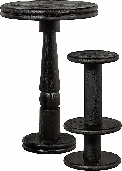 WOOOD Barhocker "Kolby", aus Mangoholz, runde Form, H 74 cm x Ø 40 cm günstig online kaufen