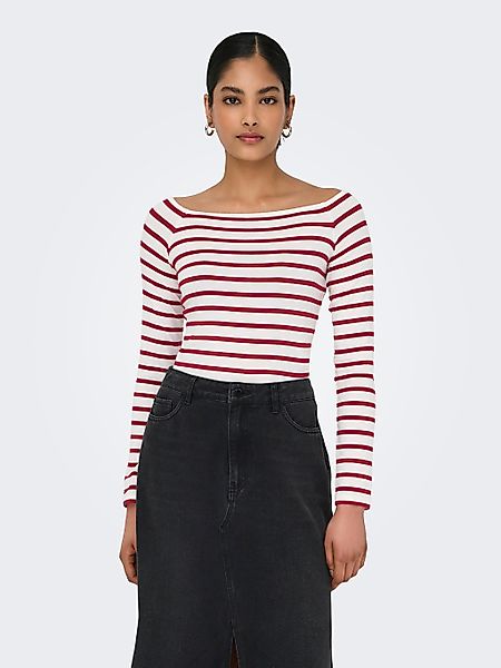 ONLY Langarmshirt "ONLGLAMOUR L/S BOAT NECK TOP BOX CC JRS" günstig online kaufen