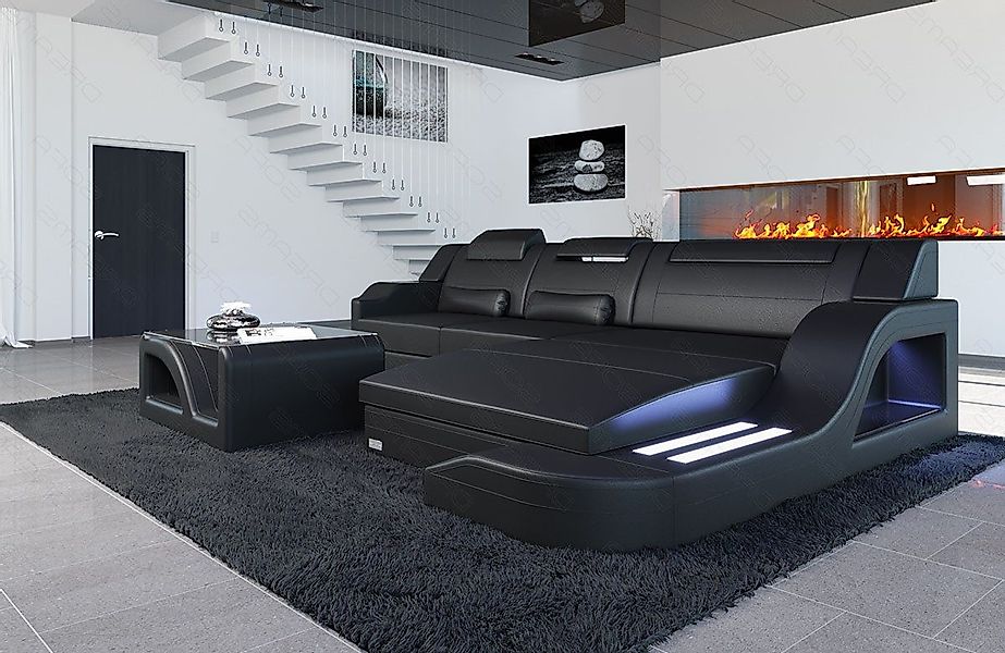 Sofa Dreams Ecksofa Ledersofa Palermo L günstig online kaufen