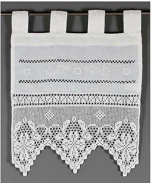 HOSSNER - ART OF HOME DECO Scheibengardine Traunsee (1 St), Schlaufen, blic günstig online kaufen