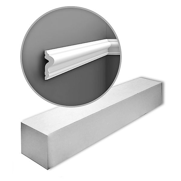 ORAC DECOR PX175-Box AXXENT Wandleisten 1 Karton Set mit 2 Friesleisten 4 m günstig online kaufen