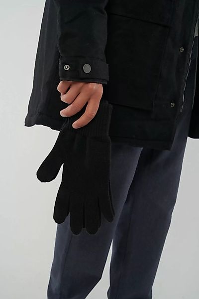Ecoknit Handschuhe Schwarz aus Bio Baumwolle günstig online kaufen