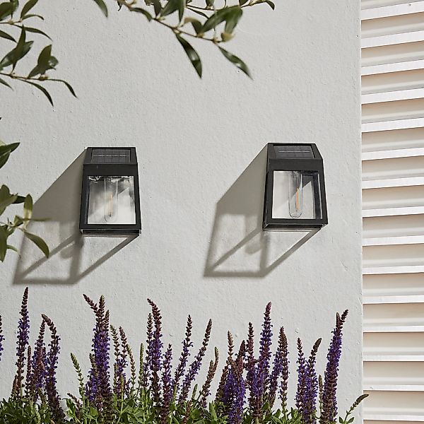 LUXFORM Außen-Wandleuchte "Solar-Wandleuchte - Vigo - LED - 3 Stück" LED-Mo günstig online kaufen