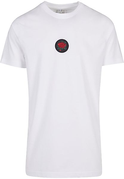 MisterTee Kurzarmshirt "MisterTee Herren Rose Patch Tee", (1 tlg.) günstig online kaufen