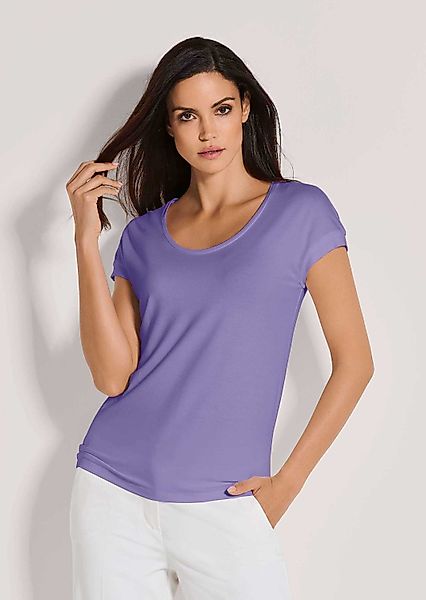 MADELEINE Kurzarmshirt Elegantes Viskose-Oberteil günstig online kaufen
