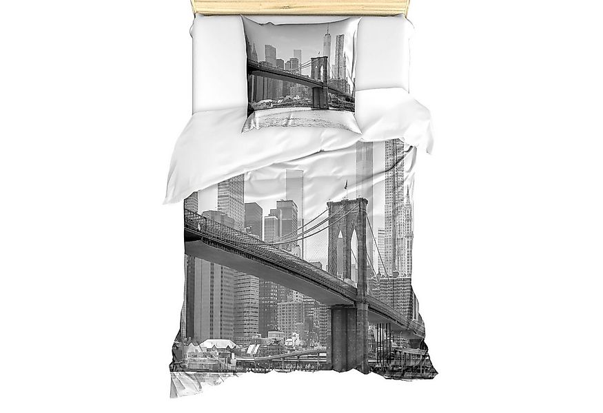 Abakuhaus Bettwäsche Milbensicher Allergiker geeignet mit Kissenbezug, Micr günstig online kaufen