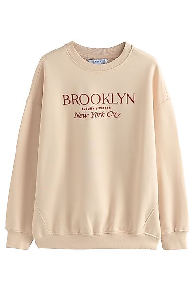 Next Sweater Sweatshirt mit Rundhalsausschnitt mit günstig online kaufen