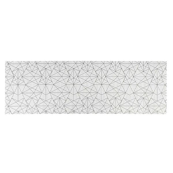 Wenko Badematte Graphic Lines 65 cm x 200 cm Weiß günstig online kaufen