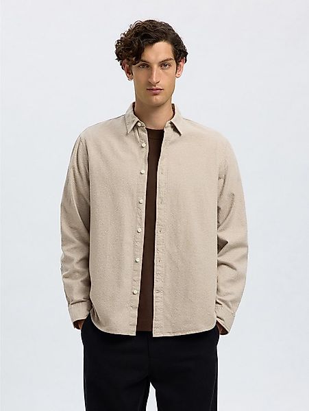 Selected Langarmhemd SLHREGNOAH BRUSHED TWIST SHIRT LS NOOS günstig online kaufen