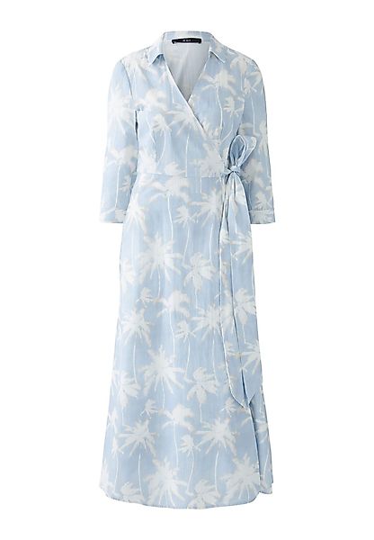 Oui Sommerkleid Wickelkleid 100% Baumwolle günstig online kaufen