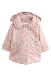 Next Kurzmantel Wasserabweisender Mantel mit Rüschenkragen günstig online kaufen