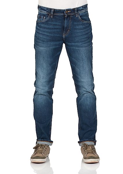 Tom Tailor Herren Jeans Josh - Slim Fit - Blau - Mid Stone Wash günstig online kaufen