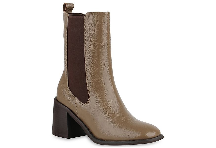 VAN HILL 840705 Stiefelette Damen Leicht Gefütterte Klassische Stiefeletten günstig online kaufen