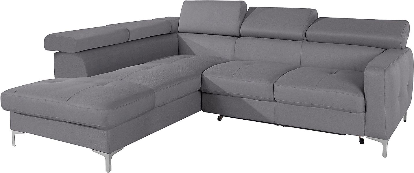 COTTA Ecksofa Sammy L-Form, mit Kopfteilverstellung, günstig online kaufen