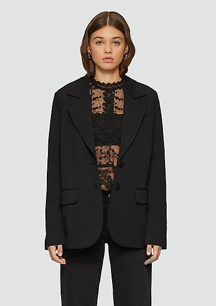 QS Jackenblazer Indoor-Blazer Blazer mit Reverskragen günstig online kaufen